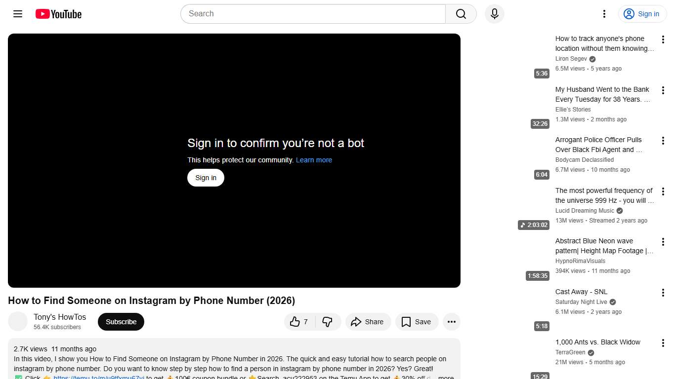 How to Find Someone on Instagram by Phone Number (2026) - YouTube